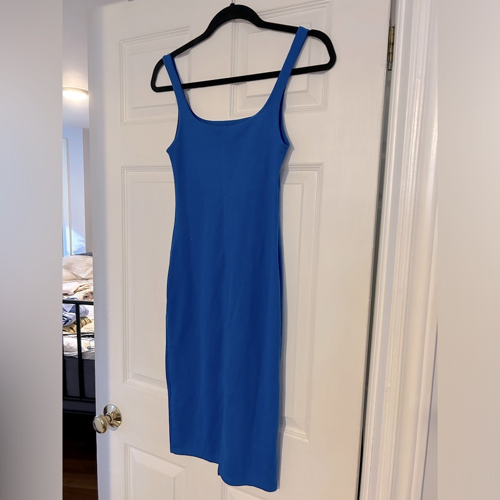 Zara sleek blue dress NWT!!